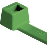 Mercagas HellermannTyton 116-01815 T18R-PA66-GN-C1 Kabelbinder 100 mm 2.50 mm Groen 100 stuk(s)