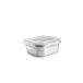 IBILI Keepklin boîte carrée 300 ml, acier inoxydable, compatible micro-ondes, couvercle hermétique