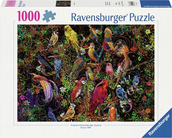 Ravensburger puzzel Schitterende vogels 1000 stukjes