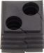 Afdichtelement, CONTA-CLIP KDS-DE 2X8 BK Afdichtingselement Thermoplastisch elastomeer Zwart 10 stuk(s)