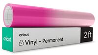 CRICUT Op warmte reagerend, kleurveranderend Vinyl (Permanent) | Magenta <-> Lichtroze | 30,5cm x 61cm (12" x 24") | Voor alle snijmachines