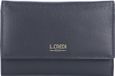 L.CREDI Evelyn Portemonnee RFID Leer 14,5 cm - Dames - Horizontaal - marine