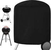 Merkloos Ronde Barbecuehoes - Waterdicht Heavy Duty 420D Oxford-Stof - Afdekking voor Kettle BBQ 73 x 71 cm met Trekkoord