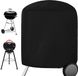 Merkloos Ronde Barbecuehoes - Waterdicht Heavy Duty 420D Oxford-Stof - Afdekking voor Kettle BBQ 73 x 71 cm met Trekkoord