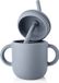 2-in-1 Reer 2-in-1 drink- en snackbeker - 180 ml - Siliconen - Muisgrijs