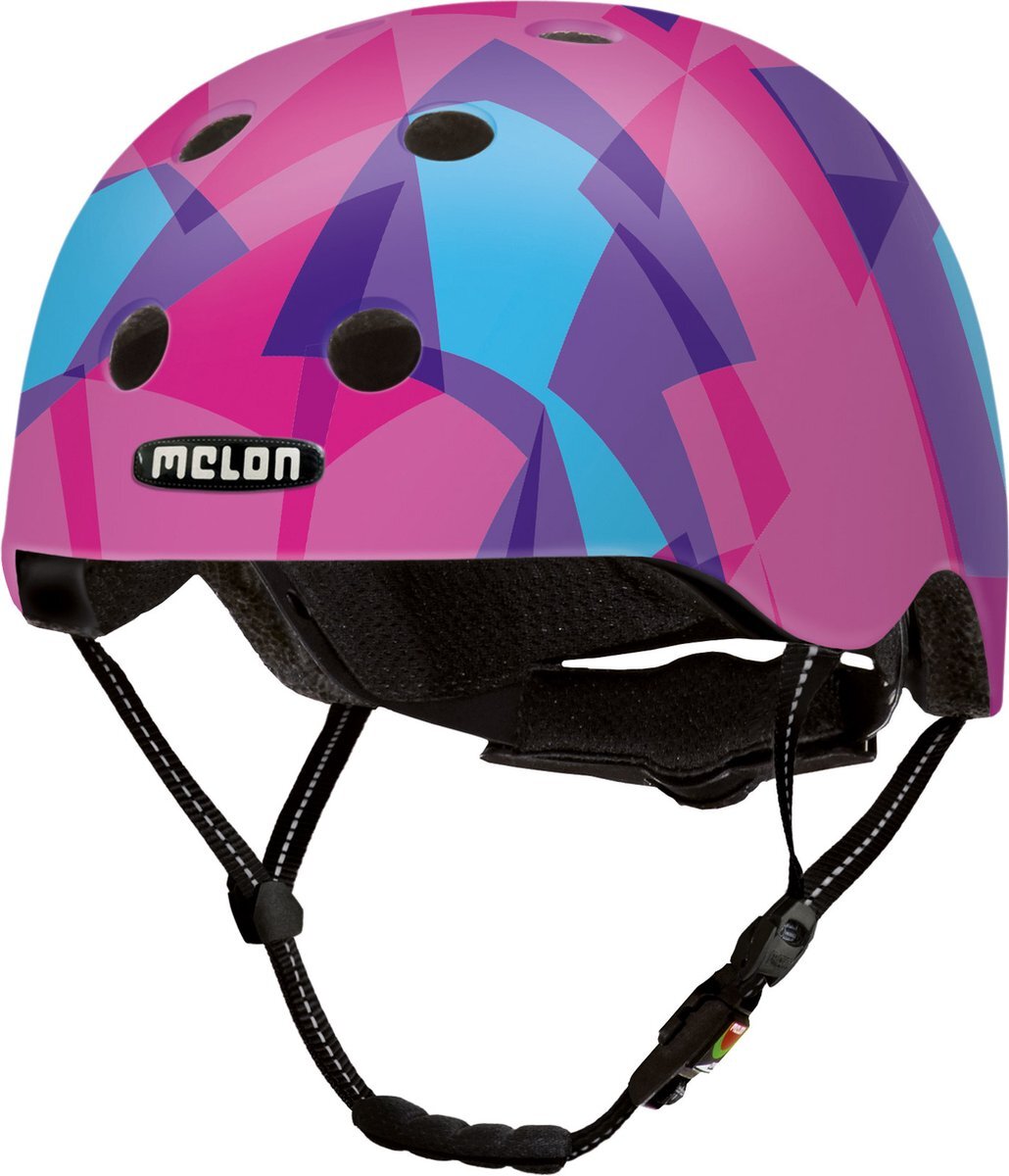 partychimp Fietshelm Urban Active Roze/blauw Mt 58 - 63 Cm