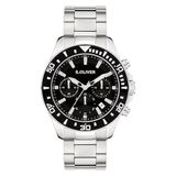 s.Oliver herenhorloge - 41 mm - analoge horloge met kwartswerk - Edelstahluhr - Chronograph & 3 Zeiger - hoher Tragekomfort - 10 ATM waterdicht - krasbestendig