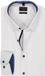 OLYMP No. 6 Six super slim fit overhemd - mouwlengte 7 - popeline - wit - Strijkvriendelijk - Boordmaat: 38