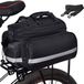 Ibenzoa® Sacoche double pour vélo 27L Noir Nylon imperméable
