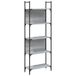 VidaXL Boekenkast 155,5x24x166,5 cm bewerkt hout grijs sonoma eiken