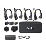 Godox SkyTalk Air 4S 4-Person Full-Duplex Wireless Intercom Headset System (2.4 GHz)