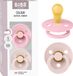 BIBS Colour Fopspeen - 0-6 mnd - 2-pack - Rond speen - Petal/Baby Pink