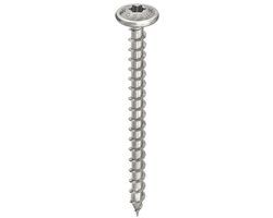 Heco Topix-Plus Schroeven - RVS - Torx Tellerskop - 6 x 60mm - Voldraad - 100 stuks