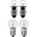 cyclingcolors Fietslamp voor achter, 6 V, 0,6 W, 2,4 W (4 stuks) dynamo, schroeffitting E10, fietslamp
