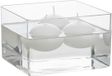 PartyDeco Drijfkaarsen - Wit - 10 stuks