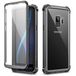 Dexnor Samsung Galaxy S9 Hoesje 360 Full Body 3 Lagen Bescherming Shockproof Bumper Crystal Clear Slim Anti-Kras Achterpaneel met Ingebouwde Screen Protector - Zwart