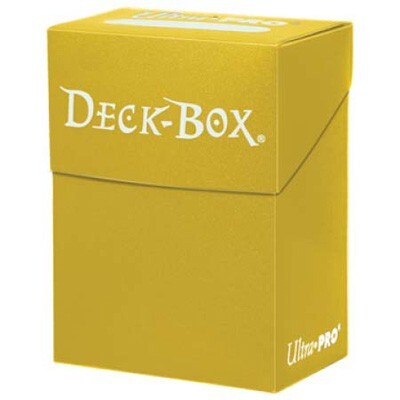 Ultra Pro Deckbox Solid Yellow