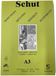 Clairefontaine SCH11803C Tekenblok Gelijmd Tekenpapier Petit Grain Naturel Wit 100 Vellen 29,7x42 cm 125g