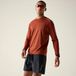 Dare2B Agile wandelshirt met lange mouwen voor heren - Oranje - L