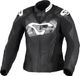 Macna Blitz Veste en cuir moto pour femmes, noir/blanc, 38