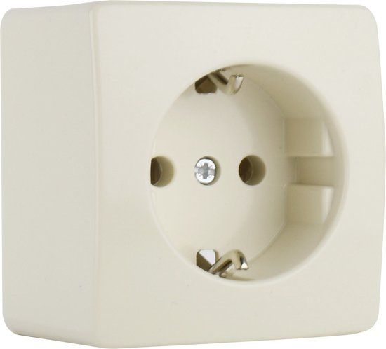 Peha Honeywell Peha Opbouw wandcontactdoos crème-wit