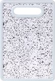 Urban Living Keuken Snijplank - Marmer Look - Wit - Kunststof - 25 x 16 cm