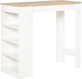 HOMCOM Bartafel - Spaanplaat - 115x50x102,7 cm - Naturel Hout