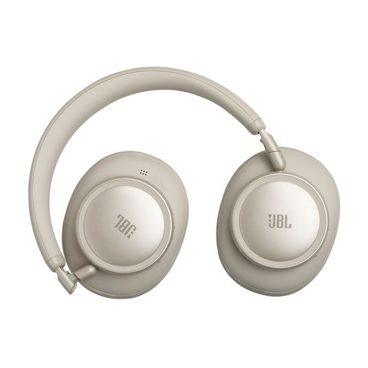 JBL Live 780NC - Draadloze Noise Cancelling Koptelefoon - Bluetooth Over-Ear - 80 uur batterij - Hi-Res Audio - Multipoint - JBL Signature Sound - Champagne/Beige