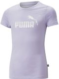 Puma Ess+ Nova Shine Logo T-shirt à manches courtes violet 4-5 ans fille