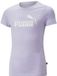 Puma Ess+ Nova Shine Logo T-shirt à manches courtes violet 4-5 ans fille