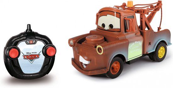 Dickie Toys Cars Turbo Racer Mater 1:24 RC modelauto - Bruin