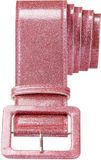 Finidi Roze showriem met glitters