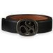 Scotch & Soda Ceinture Ampersand Réversible Noir Taille : L