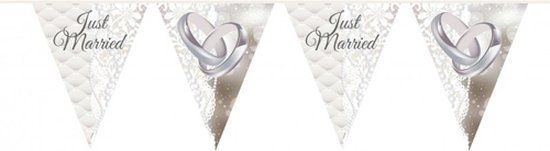 Folat - Vlaggenlijn just married (10 meter)