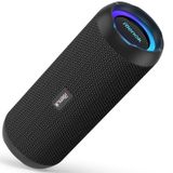 Merkloos Bluetooth luidspreker - Waterdicht Ipx7 - Draagbaar - RGB-licht - Zwart