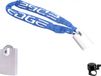 maxxi4you Setangebot Edge Kettenslot Fuerte 60, fietsslot, diameter 6 mm, lengte 110 cm, blauw, inclusief fietsbel