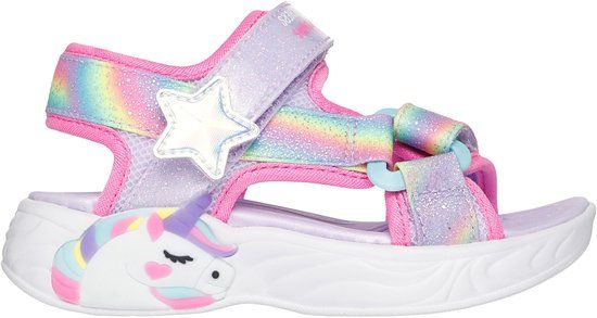 Skechers Unicorn Dreams Zandal- Dreamy - Meisjes Sandalen - Paars