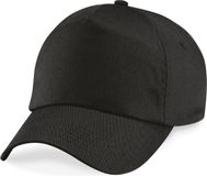 Beechfield Junior Original 5 Panel Casquette Noir