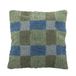 Bloomingville Pil Zierkissen Grün Blau Baumwolle Quadratisch 50x50cm OEKO-TEX