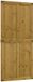 vidaXL Schuifdeur CORONA 100 x 210 cm Massief grenenhout Honingbruin