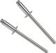 Gesipa 1454614 Rivet standard - tête plate - ST/ST - 5,0 x 10mm (500 pièces)