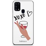 ERT GROUP mobiel telefoonhoesje voor Samsung M31 origineel en officieel erkend Babaco patroon XOXO 001 optimaal aangepast aan de vorm van de mobiele telefoon, gedeeltelijk bedrukt