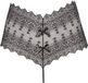 Bracli - Geneva Donkere Panty Parelstring Wit