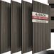 Tectake Panneaux acoustiques - Set de 4 - Chêne gris