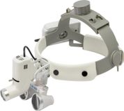 Lampe loupe frontale - LED 3,5x - Lampe frontale - 5W lumière dimmable - Faisceau lumineux réglable 1–9 mm - Batterie rechargeable 3200 mAh - Adapté aux procédures dentaires, réparation de bijoux, réparation de montres - Blanc
