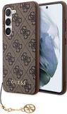 Guess Charm hoesje voor Samsung Galaxy S24 - Bruin