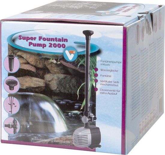 VijverTechniek (VT) Velda VT Super Fountain Pump 4000 - 4000 l/h - 70W - 3m