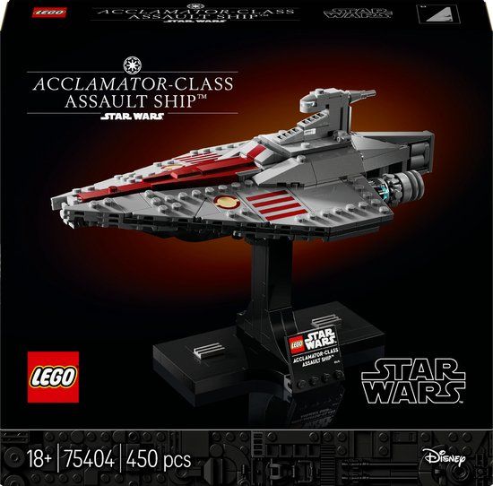Star LEGO Star Wars™ Acclamator-Class Assault Ship™ 75404