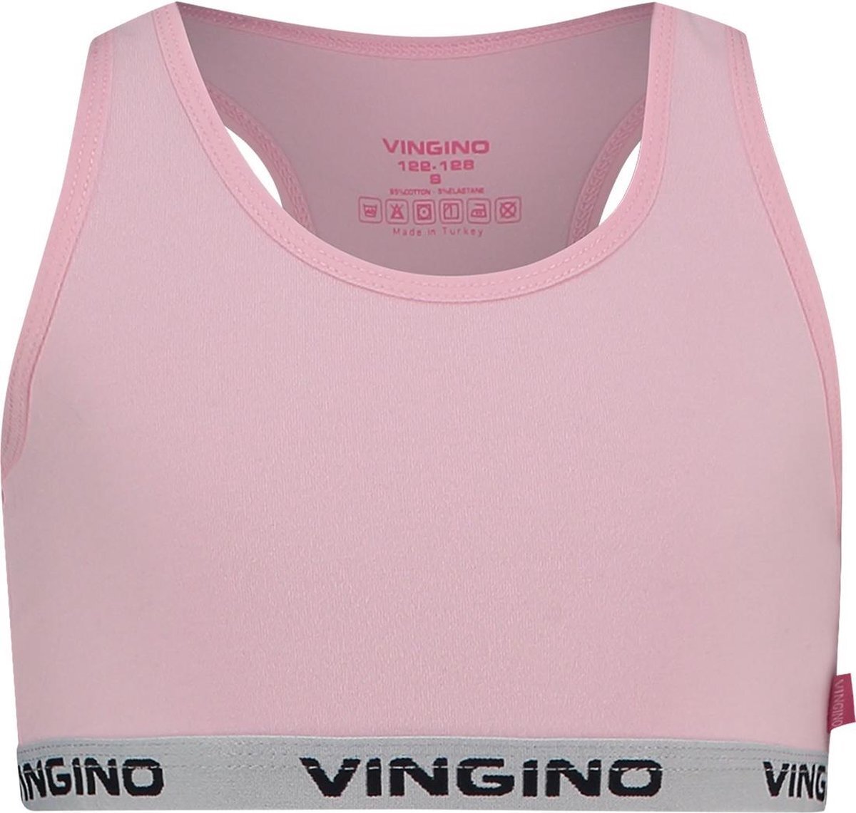 Vingino Basics Kinder Meisjes Onderhemd - Maat 128