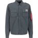 ALPHA INDUSTRIES Urban Military Overshirt voor heren, Grijze Vintage, M
